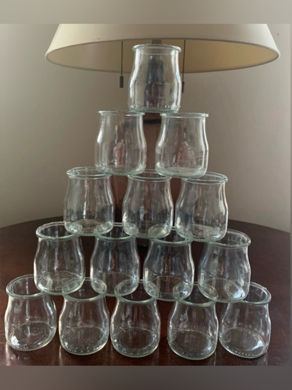 Set of 15 Mini Glass Jars